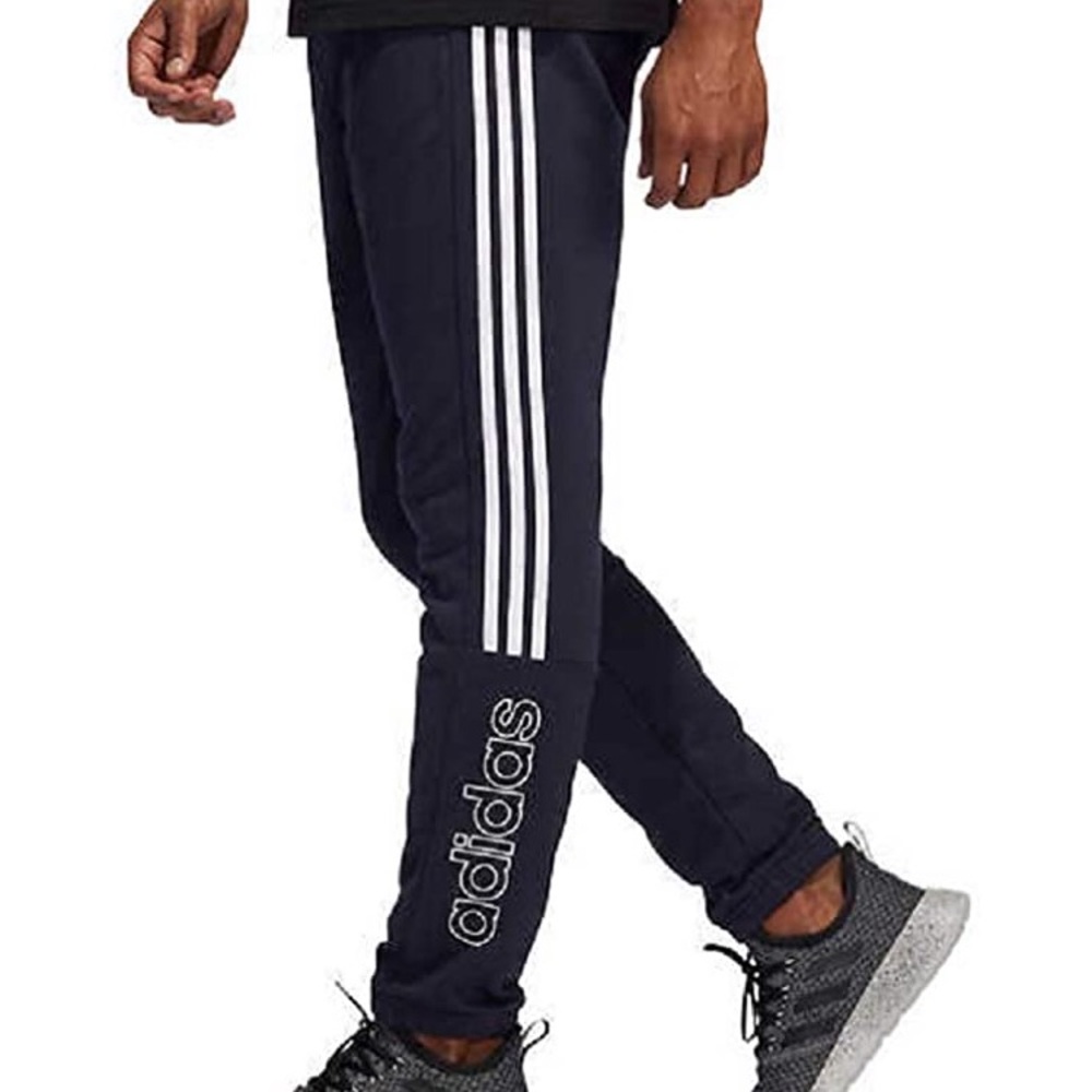 NEW-Adidas Men’s Jogger Athletic Wear Pants (navy)